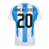 Camisa de time de futebol Argentina Alexis Mac Allister #20 Replicas 1º Equipamento Copa America 2024 Manga Curta